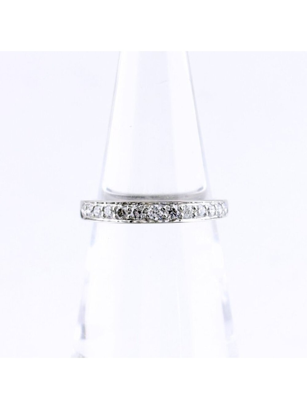 Tiffany & Co Half Eternity Ring Platinum Melee Diamond